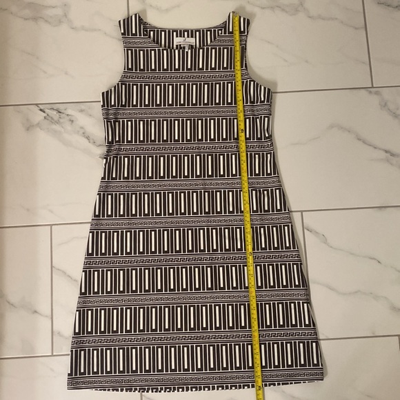 Jude Connally Brown and White Dress size Medium - Picture 4 of 6